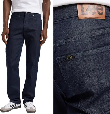 Immagine prodotto di LEE Herren, Jeanshosen, Regular fit LEE X STRAIGHT, W34 L30, Blau, Jeans, baggyjeans, buggy