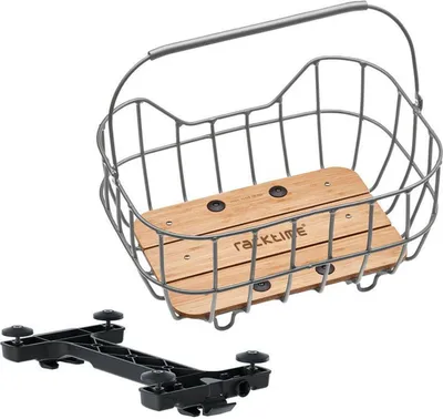 Produktbild von RACKTIME System - Fahrradkorb Baskit Breeze 2.0,  silber