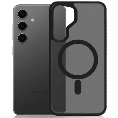 Zdjęcie produktu dla H Hardy Etui do Galaxy S24, Obudowa ochronna MagSafe odporna na zarysowania, Czarna