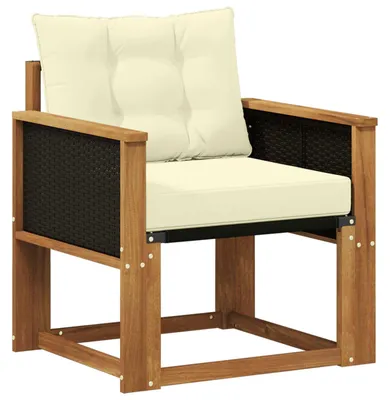 Zdjęcie produktu dla vidaXL Sofa ogrodowa z litego drewna akacjowego w kolorze naturalnym