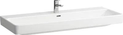 Produktbild von Waschtisch PRO S 1200x460mm m ÜL ohne Hahnloch weiß LCC