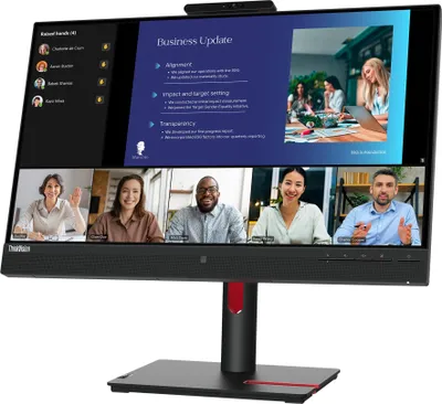 Obrázek produktu pro Lenovo ThinkVision T24v-30, 60,5 cm (23.8"), 1920 x 1080 px, Full HD, LED, 6 ms, Černá