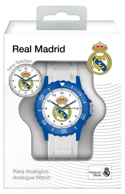 Image de Montre analogique Real Madrid, couleur bleue, pour enfants, taille unique