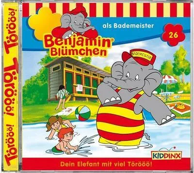 Productafbeelding van Kiddinx Benjamin Blümchen CD, Aflevering 26 - Als badmeester