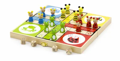 Obrázok produktu pre Čínska drevená hra Ludo Viga Toys