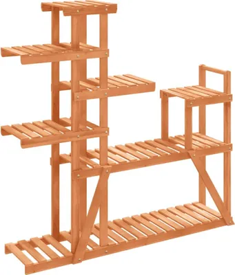 Obrázek produktu pro vidaXL Stojan na květiny 110x25x111 cm z masivního jedlového dřeva