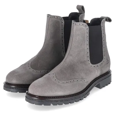 Produktbild von Bullboxer Herren Chelsea Boots Grau Leder Größe: 44