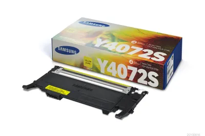 Obrázok produktu pre Samsung Žltá originálna tonerová kazeta CLT-Y4072S, 1000 strany, Žltá, 1 kusov