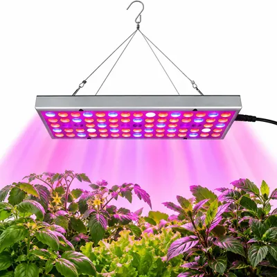 Obrázok produktu pre 25W LED rastová lampa s plným spektrom svetla, určená na podporu rastu izbových rastlín. Vhodná ako grow lampa pre hydroponické pestovanie zeleniny a kvetov