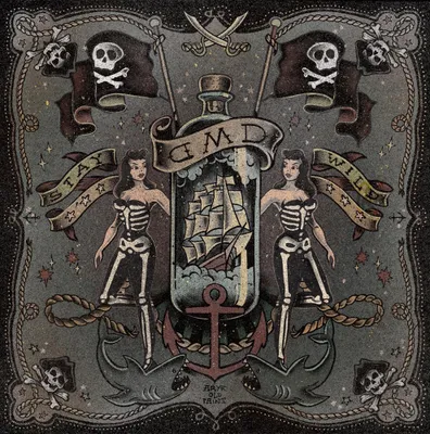 Produktbild von DMD Square Pirates Motorrad-Bandana