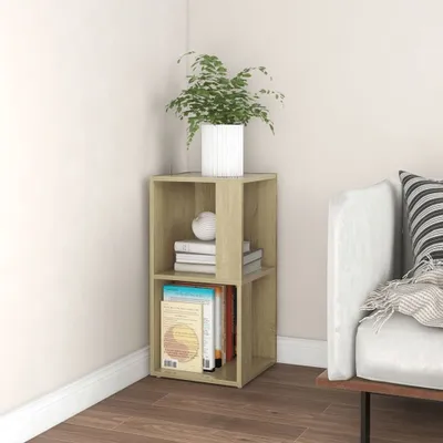 Obrázok produktu pre vidaXL Rohový regál Sonoma dub 33x33x67 cm odvodený výrobok z dreva