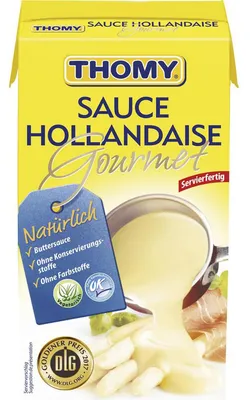 Obrázek produktu pro Thomy omáčka Hollandaise Gourmet připravená k podávání bez barviv 1000ml