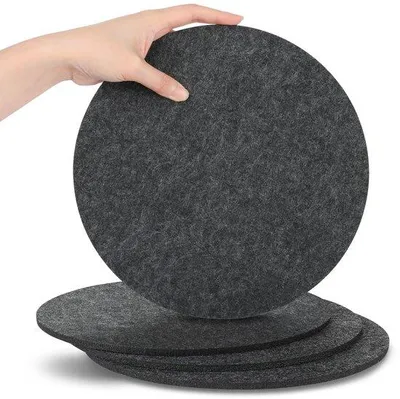 Immagine prodotto di Set di rondelle resistenti al calore, 4 pezzi, antracite, 25 cm