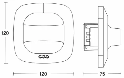 Produktbild von STEINEL Präsenzmelder DUAL HF COM1 002978