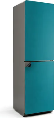 Produktbild von Farbe Türkis – Magnetische Kühlschrank Abdeckung – Dekorfolie magnetisch Küche – Kühlschrank Magnet Deko – selbstklebende Magnettafel – Magnetfolie für Kühlschranktür – 60x205 cm