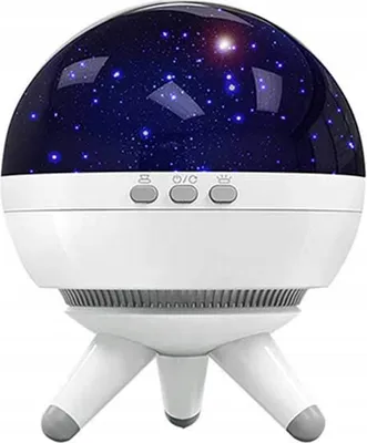 Zdjęcie produktu dla Projektor Gwiazd Nieba Lampka Nocna Led 7 Kolorów Obracana O 360° Dla Dzieci