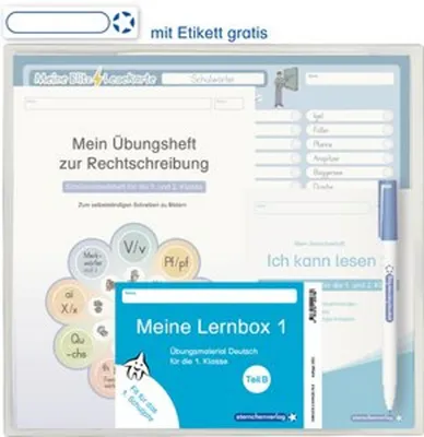 Obrázek produktu pro Meine Lernbox 1 - Teil B - Deutsch - Fit für das 1. Schuljahr