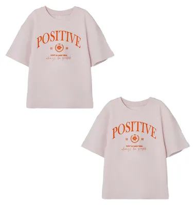 Produktbild von NAME IT T-Shirt 2er-Set Kurzarm Baumwolle Shirt Größe: 116