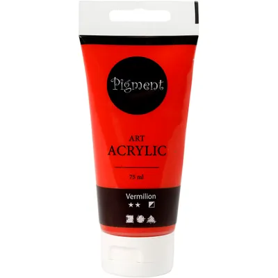 Produktbild von Creativ Company Pigment Art Acrylfarbe Vermilion, 75 ml