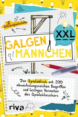 Produktbild von Galgenmännchen XXL Spiel mit 200 Begriffen, 3 Schwierigkeitsstufen und neuen Spielvarianten