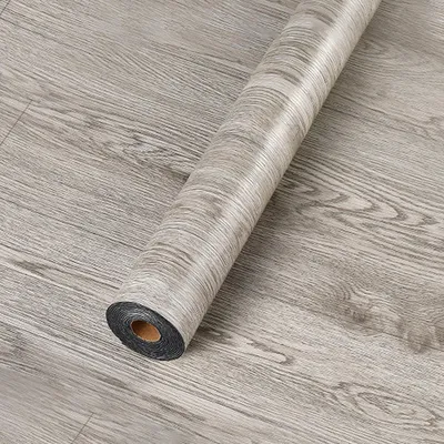 Zdjęcie produktu dla Płytki podłogowe z PVC, samoprzylepne, o powierzchni 1,2 m², antypoślizgowe i wodoodporne, kolor: szary, imitacja drewna