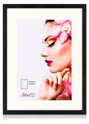 Produktbild von 3D Objektrahmen Holz Bilderrahmen Wanddeko Collage Poster Shirt Trikot Rahmen HR - Farbe: Schwarz | Format: 30x40