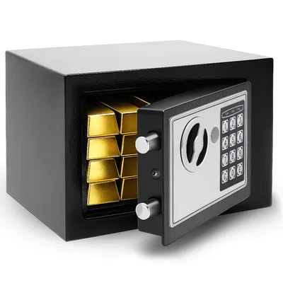 Produktbild von Safe Möbeltresor elektronischem 20x31x20cm Mini Tresor Zahlenschloss Dokumententresor Dokumente, Stabil & sicher, 10L Wandtresor Wandsafe, Retoo