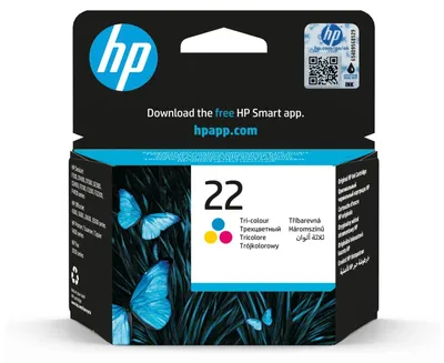 Image de HP 22 cartouche d'encre trois couleurs authentique