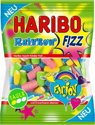 Produktbild von HARIBO Rainbow F!ZZ Fruchtgummi