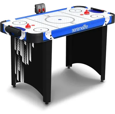 Immagine prodotto di Tavolo per air hockey - Gioco di air hockey - Tavolo da gioco - Hockey ad aria - Tavolo da gioco - Blu e nero