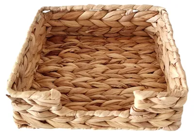 Produktbild von Seegras-Körbe Gewebte Organizer - Aufbewahrungskörbe aus Korbgeflecht für Badezimmer, Kinderzimmer & Wäsche, Handgeflochtener Regalkorb aus Naturweide, Beige