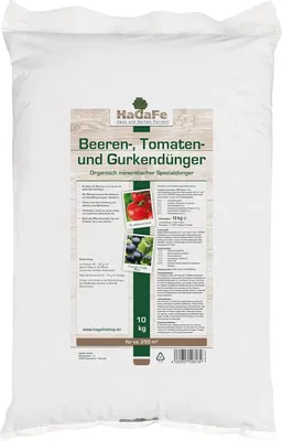 Produktbild von HaGaFe Beerendünger Tomatendünger Gurkendünger Gemüsedünger Hochbeetdünger 10kg (1 x 10 kg)