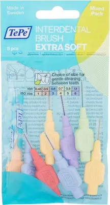 Produktbild von Weiche Interdentalbürsten Exrate 8 Stück