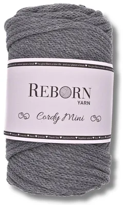 Produktbild von Makramee Garn 3mm Cordy Mini, 250g Baumwollkordel, weich & reißfest 106 Urban Grey