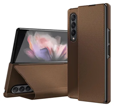 Produktbild von Für Samsung Galaxy Z Fold4 5G Kunstleder / Polyamid Style Handy Tasche Etuis Hülle