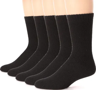 Produktbild von Herren Wollsocken, flauschig, dick, warm, 5 Paar