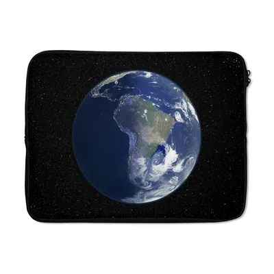 Produktbild von MuchoWow® Laptop Hülle 15 Zoll Südamerika bei Tag und Nacht Laptoptasche - Laptoptasche - Sleeve - Rundum-Schutz