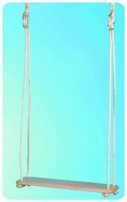 Obrázek produktu pro NHF Dřevěná houpačka se sisalovým lanem o délce 2 metry – zahradní hračka