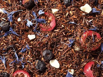 Produktbild von 1 kg  Rotbuschteemischung Heidelbeer-Joghurt aromatisiert