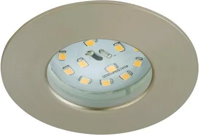 Produktbild von Briloner Einbauleuchte 1-flamm. Kunststoff nickel LED 6,5W 3-Stufen dimmbar IP44