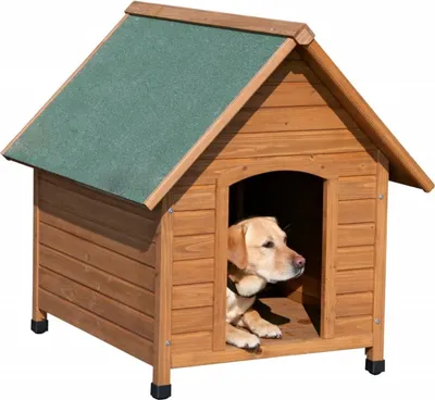 Produktbild von Kerbl Hundehütte 85 x 73 x 80 cm Braun und Grün 82394
