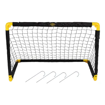Produktbild von Umbro Fußballtor 90 x 59 x 61 cm - Faltbares Tor für Kinder und Erwachsene - Schwarz/Gelb