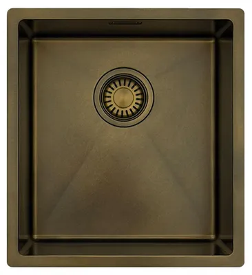 Immagine prodotto di Lavello da cucina 36x40 cm, finitura bronzo anticato, da incasso, modello Pure.Sink Luxion