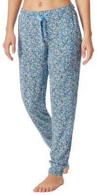 Zdjęcie produktu dla Damskie długie szlafroki Schlafhose marki Schiesser, wykonane z mieszanki modalnej, z mankietami – model "Mix + Relax"