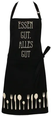 Produktbild von Kochschürze Küchenschürze Essen gut alles gut 70x85 cm