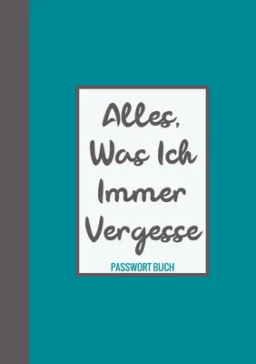 Produktbild von Passwort Buch - Alles, was ich immer vergesse
