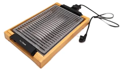 Produktbild von Cecotec Elektrogrill Grillgeräte Electric Asar Iron Leaky Grillfläche Bambusstruktur Therm