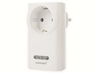 Produktbild von Smartwares SH4-90261 Funk-Steckdose 3600 W, Drinnen, Weiß, Haus, Kunststoff, IP20, HomeWizard