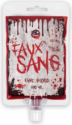Image de Sachet de 100 ml de faux sang - taille unique