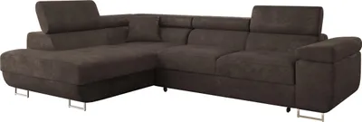 Produktbild von MIRJAN24 Ecksofa Torezio, Stilvoll Eckcouch mit Bettkasten und Schlaffunktion, Moderne Schlafsofa (Lumo 40, Seite: Links)
